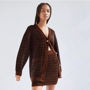 BNWT Babaton Lacer Cardigan in Black